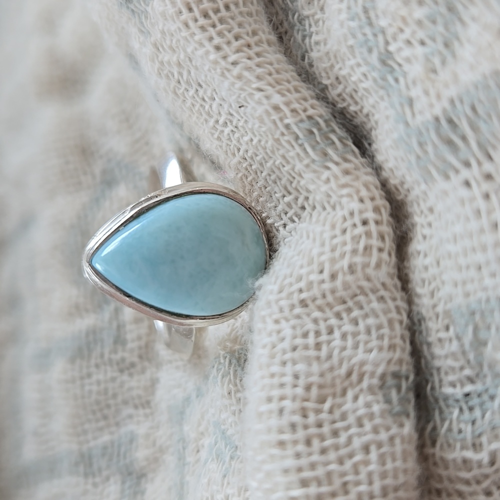 Sterling Silver Teardrop Ring Size 5